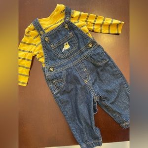 Carter’s tractor overall outfit